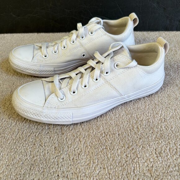 Converse Madison All Star Women's Walking Running Shoes Size 9 Triple White 5680 - Picture 1 of 10